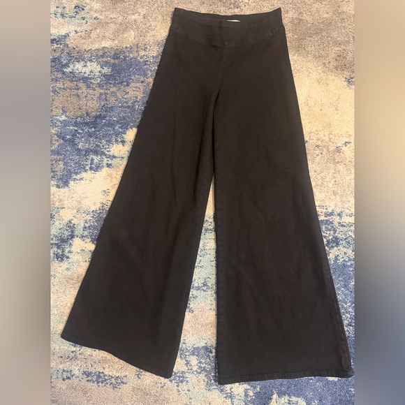 Frame Denim Black Wide-Leg Pants - Picture 9 of 9